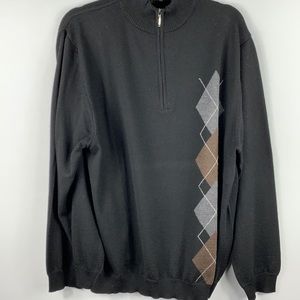 Marco Fiori Merino Wool Argyle Sweater